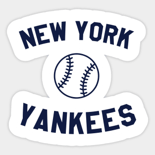 new york baseball Sticker